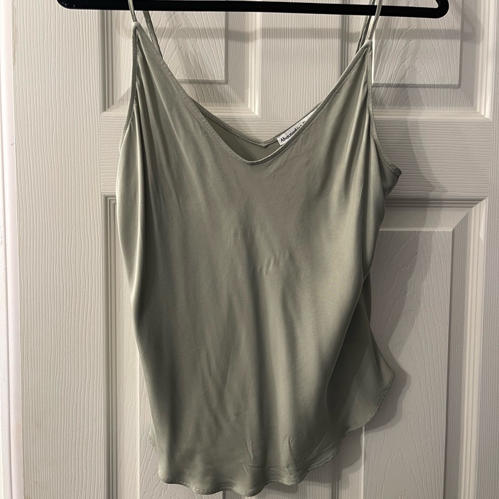 Sage Silk Tank Top
